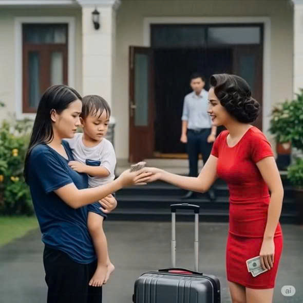 Chồng đu/ổi vợ con ra khỏi nhà, cô b///ồ chạy theo đưa cho 10 triệu rồi ghé vào tai nói nhỏ