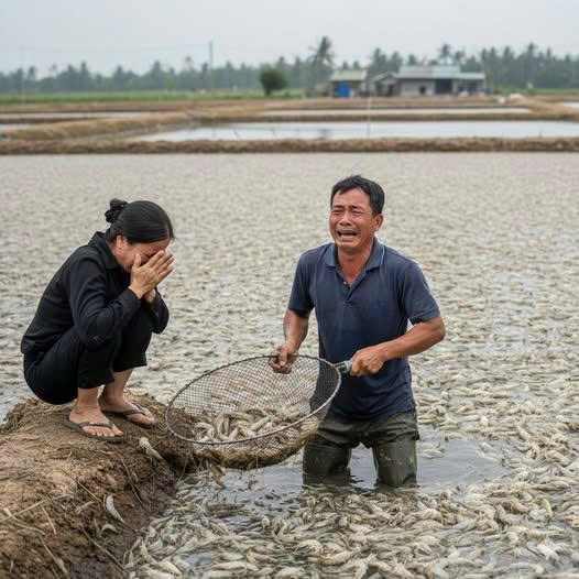 Cách đầm tôm của ông không xa là căn nhà lụp xụp của gã thanh niên Nguyễn Văn