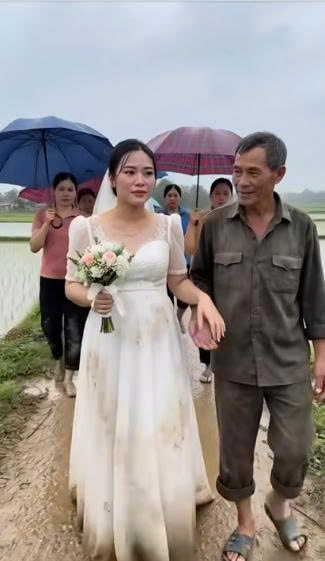 Chê nhà thông gia ở ngoài cánh đồng b/ẩn th/ỉu, hôi hám con dâu lại ch//ửa 5 tháng nên mẹ chồng không thèm vào đón dâu mà bắt bố cô dâu phải dẫn con ra tận ngoài đường lớn. Người bố cố nhẫn nhịn vì thương con. Nhưng cô dâu tuyên bố hủy hôn ngay lập tức khi mẹ chồng nói câu này.