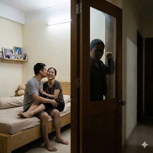 Đi làm khu công nghiệp quần đêm cả ngày lẫn đêm, chồng tôi ở nhà chỉ việc lo cơm nước nhưng sung sướng quá hóa rô, vào hôm nay ca sớm tôi trở về nhà thì thấy họ chồng chị hàng xóm tình tứ