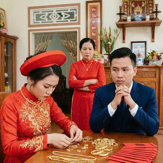 Tôi đứng giữa phòng khách rộng lớn của nhà chồng, mùi hương trầm pha lẫn mùi gỗ lim nồng nặc đến mức ngột ngạt. Trước mặt tôi là 5 cuốn sổ đỏ