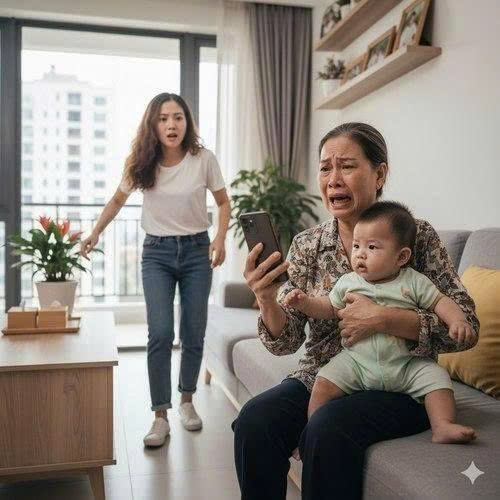 Lương hưu 13 triệu, tôi vẫn lên trông cháu, nhưng sau khi biết con dâu lưu tên tôi là gì trong điện thoại, tôi b/ỏ về quê ngay lập tức