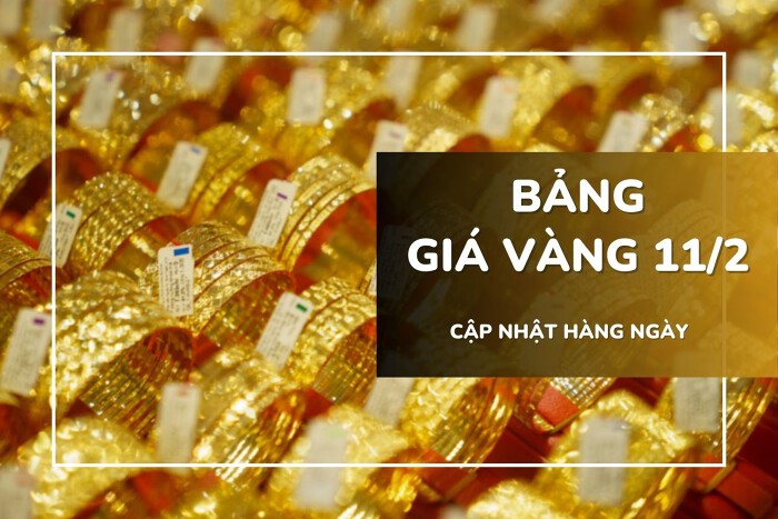 Bảng giá vàng hôm nay 11/2: Vàng SJC giữ mốc 181 triệu đồng/lượng, nhẫn trơn và nữ trang ổn định