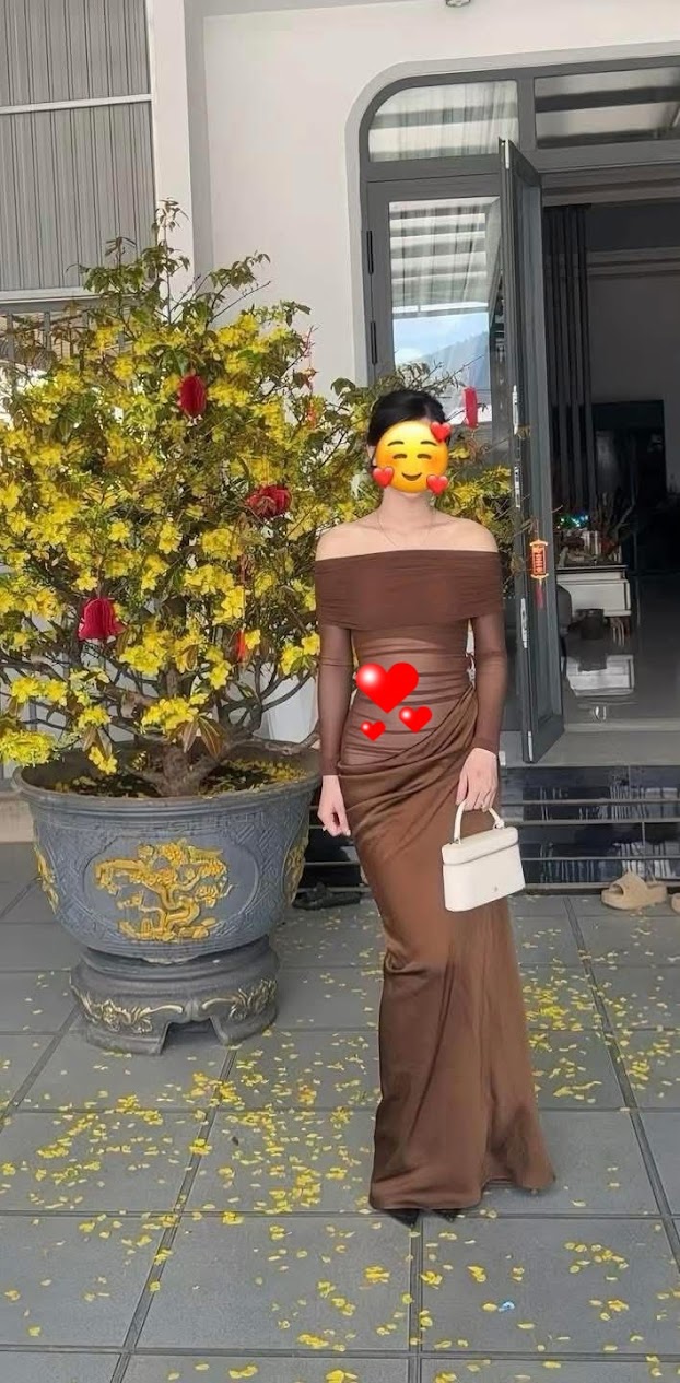 Bộ váy đi chúc Tết đang gây tranh cãi nhất lúc này