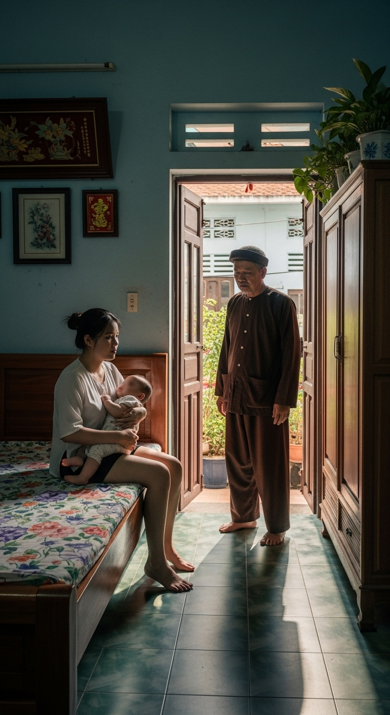 Bố chồng nhìn chằm chằm lúc tôi cho con t;;i mẹ, nhắc thì ông nói “T;;ao chỉ muốn nhìn cháu ăn sữa thôi thì có làm sao”