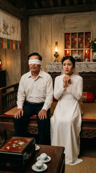 Mẹ é/p tôi mặc váy cưới của chị gái, thay chị bước vào cuộc hôn nhân với một người đàn ông…m/ù