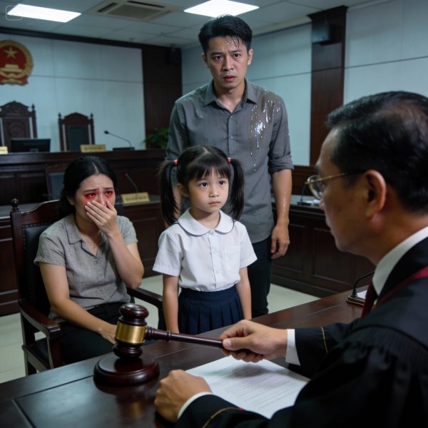 Chồng Đòi Ly Hồn, Ngày Ra Tòa Con Gái 7 Tuổi Hỏi Thẩm Phán: “Thưa Bác, Con Có Thể Cho Bác Biết Một Bi Mật