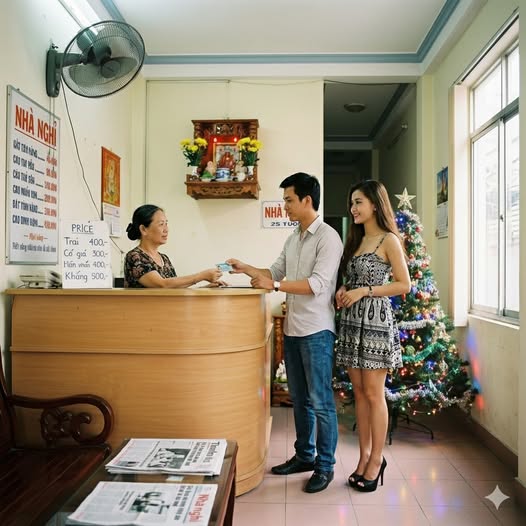 Vào nhà nghỉ đêm 8/3 cùng g;á;i