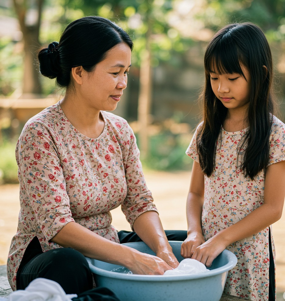 Chấp nhận làm vợ 2 rồi sống cùng con g/ái 10t của anh, 1 hôm đang cặm cụi giặt quần áo thì con gái anh vào thủ thỉ với tôi bí mật động trời về chồng khiến tôi đứng không vững