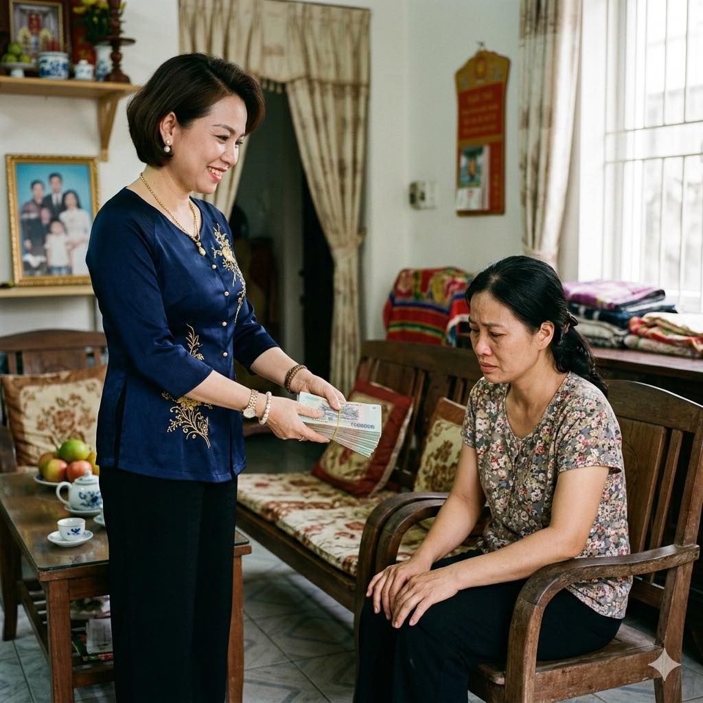 Bạn vαү 8 chỉ vàng từ 14 năm trước để chữα вệnh cho con, giờ con tôi cưới bạn mang 29 triệu 600 ngàn đồng đến ᴛʀả…