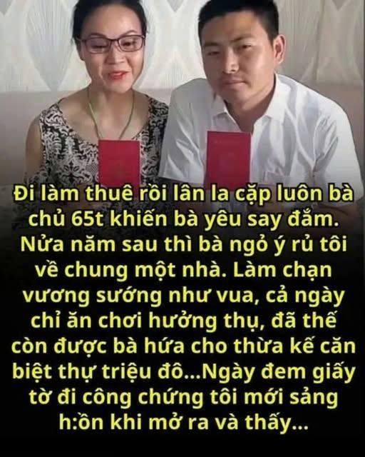 Đi làm thuê rồi lân la cặp luôn bà chủ 65t, đêm nào cũng hì h-ục đủ tư thế khiến bà thỏa mãn, nửa năm sau thì bà ngỏ ý rủ tôi về chung một nhà.