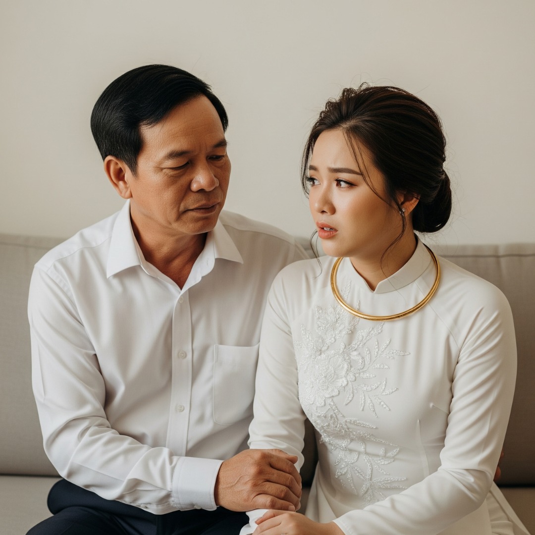 Trước đêm tân hôn của con gái, bố dượng bất ngờ gọi cô vào phòng