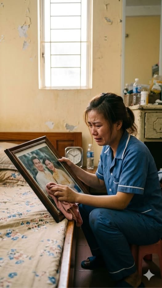 Thấy giúp việc lau ảnh cưới của tôi rồi khóc, tưởng cô ta thích chồng tôi cho đến ngày phát hiện thứ b-í m-ật nằm